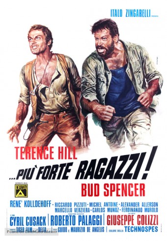 1972 ...Piu&#39; Forte Ragazzi (Bud Spencer Terence Hill) (Legendado) - Na Escolha de 10 filmes ou desenhos, o Pen-Drive será grátis...Aproveite!