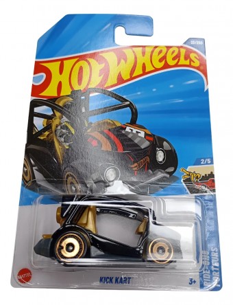 Hot Wheels - KICK KART PRETO