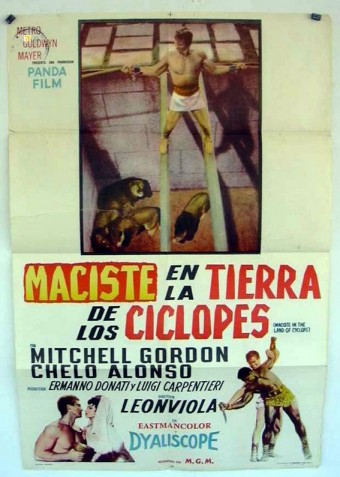 1961 Maciste Na Terra Dos Ciclopes (Dublado) - Na Escolha de 10 filmes ou desenhos, o Pen-Drive será grátis...Aproveite! 