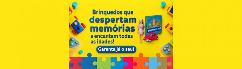 Brinquedos que despertam memórias