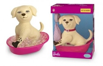 PET DA BARBIE CACHORRO COM CAMA - PUPEE
