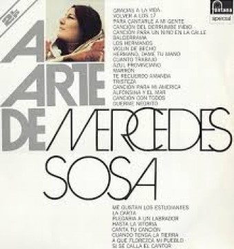 Mercedes Sosa 1985 - A Arte de Mercedes Sosa - Na escolha de 10 álbuns musicais, 10 filmes ou desenhos, o Pen-Drive será grátis...Aproveite!