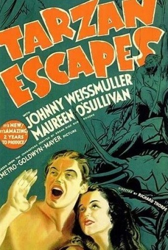 1936 Tarzan - Escapes (Johnny Weissmuller) (Legendado) - *Na Escolha de 10 filmes ou desenhos, o Pen-Drive será grátis...Aproveite!