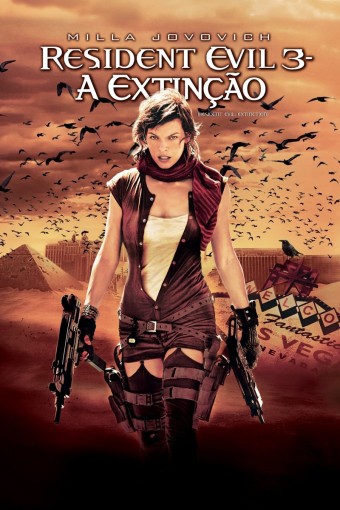 2007 Resident Evil 3 - A Extinção (Dublado) - Na Escolha de 10 filmes ou desenhos, o Pen-Drive será grátis...Aproveite!