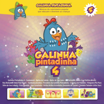 Galinha Pintadinha - Galinha Pintadinha Vol. 4 - Na Escolha de 10 álbuns musicais, 10 filmes ou desenhos, o Pen-Drive será grátis...Aproveite!