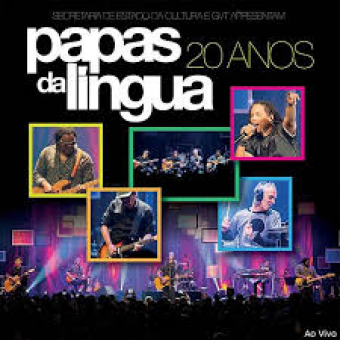 Papas da Língua 2015 - 20 Anos (Ao Vivo) - Na escolha de 10 álbuns musicais, 10 filmes ou desenhos, o Pen-Drive será grátis...Aproveite!