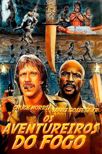 1986  Chuck Norris - Os Aventureiros do Fogo (Dublado) - Na Escolha de 10 filmes ou desenhos, o Pen-Drive será grátis...Aproveite!