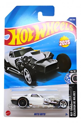 Hot Wheels - HOTO RODO BRANCO