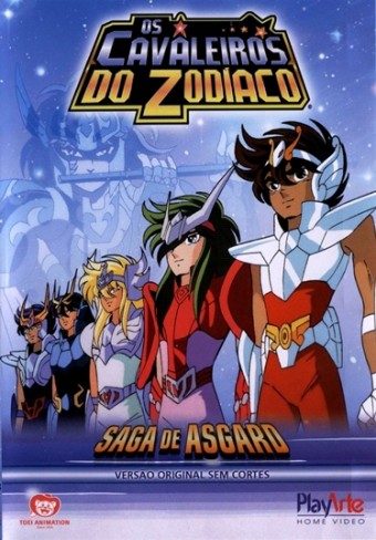 ANIME - Os Cavaleiros do Zodíaco 1986 -1989 - Saga de Asgard Parte 2 (Dublado) - PEN-DRIVE INCLUSO