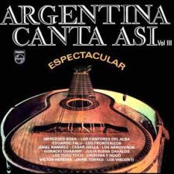 Mercedes Sosa 1974 - Argentina Canta Asi Vol. III - Na escolha de 10 álbuns musicais, 10 filmes ou desenhos, o Pen-Drive será grátis...Aproveite!