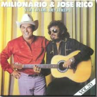 Milionario & Jose Rico 1993 - Volume 20 (Vontade Dividida) - Na Escolha de 10 álbuns musicas o Pen-Drive será grátis...Aproveite!