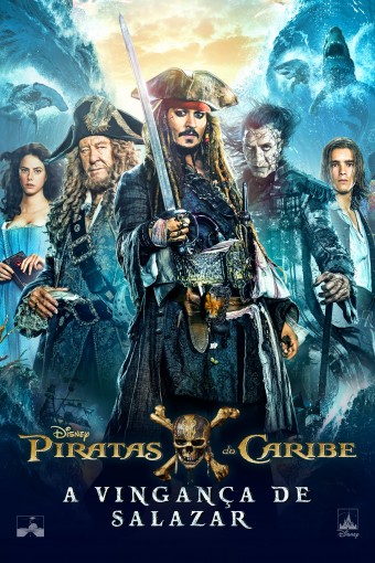 2017 Piratas do Caribe 5 - A Vingança de Salazar - Na escolha de 10 filmes ou desenhos, o Pen-Drive será grátis...Aproveite!