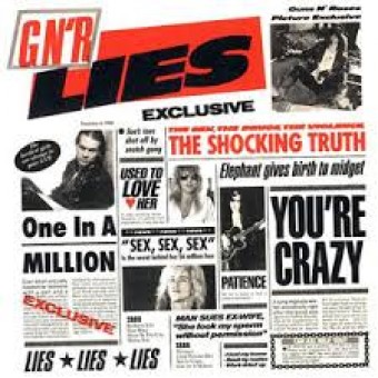 Guns N&#39; Roses 1989 - G N&#39; R Lies - Na escolha de 10 álbuns musicais, 10 filmes ou desenhos, o Pen-Drive será grátis...Aproveite!