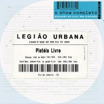 Legião Urbana 2001 - Como E Que Se Diz Eu Te Amo - Show Completo (Ao Vivo Vol. 1 & 2) - Na escolha de 10 álbuns musicais, 10 filmes ou desenhos, o Pen-Drive será grátis...Aproveite!