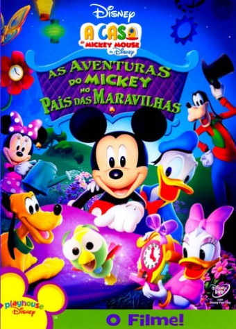 A Casa do Mickey Mouse - As Aventuras do Mickey no País das Maravilhas (2009) Disney - PEN-DRIVE INCLUSO
