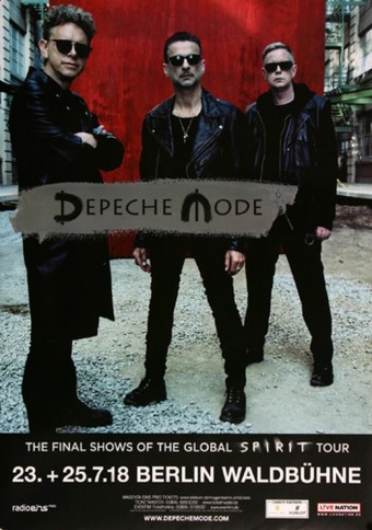 Depeche Mode (VIDEO) - Berlin 191 (2018) - Na Escolha de 10 álbuns musicais, 10 filmes ou desenhos, o Pen-Drive será grátis...Aproveite!