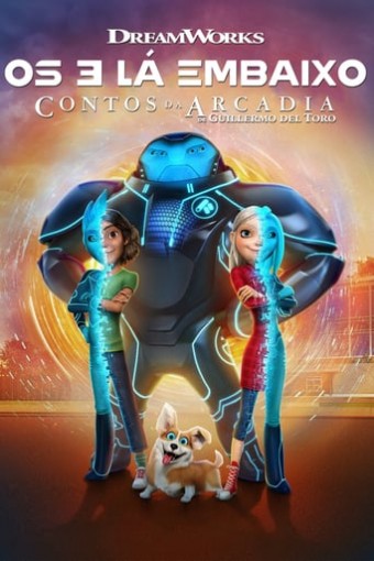 Os 3 Lá Embaixo - Contos de Arcadia DreamWorks - 1ª e  2ª Temporada - PEN-DRIVE INCLUSO