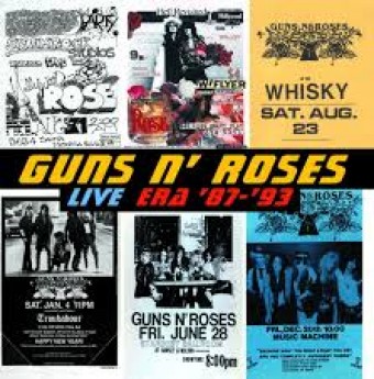 Guns N&#39; Roses 1999 - Live Era &#39;87-&#39;93 - Na escolha de 10 álbuns musicais, 10 filmes ou desenhos, o Pen-Drive será grátis...Aproveite!
