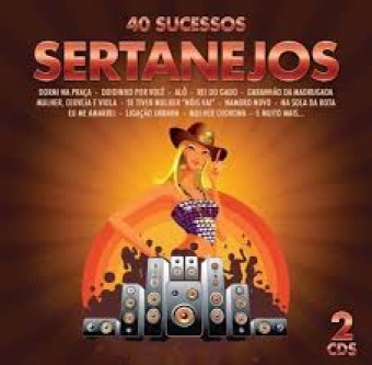 40 Sucessos Sertanejos - Na Escolha de 10 álbuns musicais, 10 filmes ou desenhos, o Pen-Drive será grátis...Aproveite!
