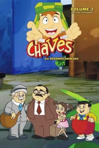 Chaves - Em Desenho Animado - 3ª Temporada - PEN-DRIVE INCLUSO