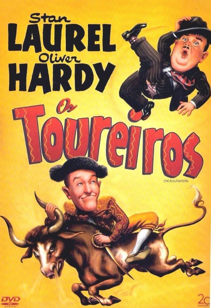 1945 O Gordo e o Magro - Os Toureiros (Dublado) - *Na Escolha de 10 filmes ou desenhos, o Pen-Drive será grátis...Aproveite!