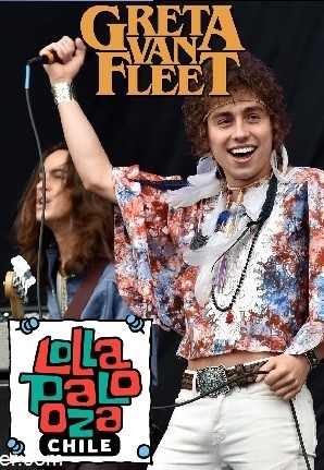 Greta Van Fleet (VIDEO) - Lollapalooza Chile (2019) - *Na Escolha de 10 álbuns musicais, o Pen-Drive será grátis...Aproveite!