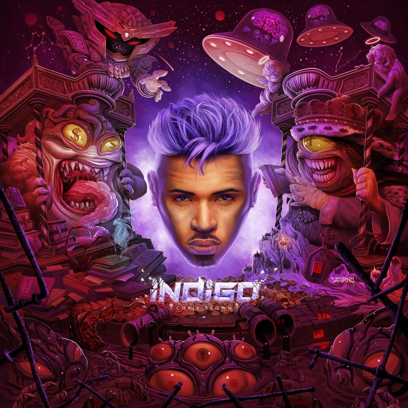 Chris Brown 2019 - Indigo (Deluxe) - Na escolha de 10 álbuns musicais, 10 filmes ou desenhos, o Pen-Drive será grátis...Aproveite!