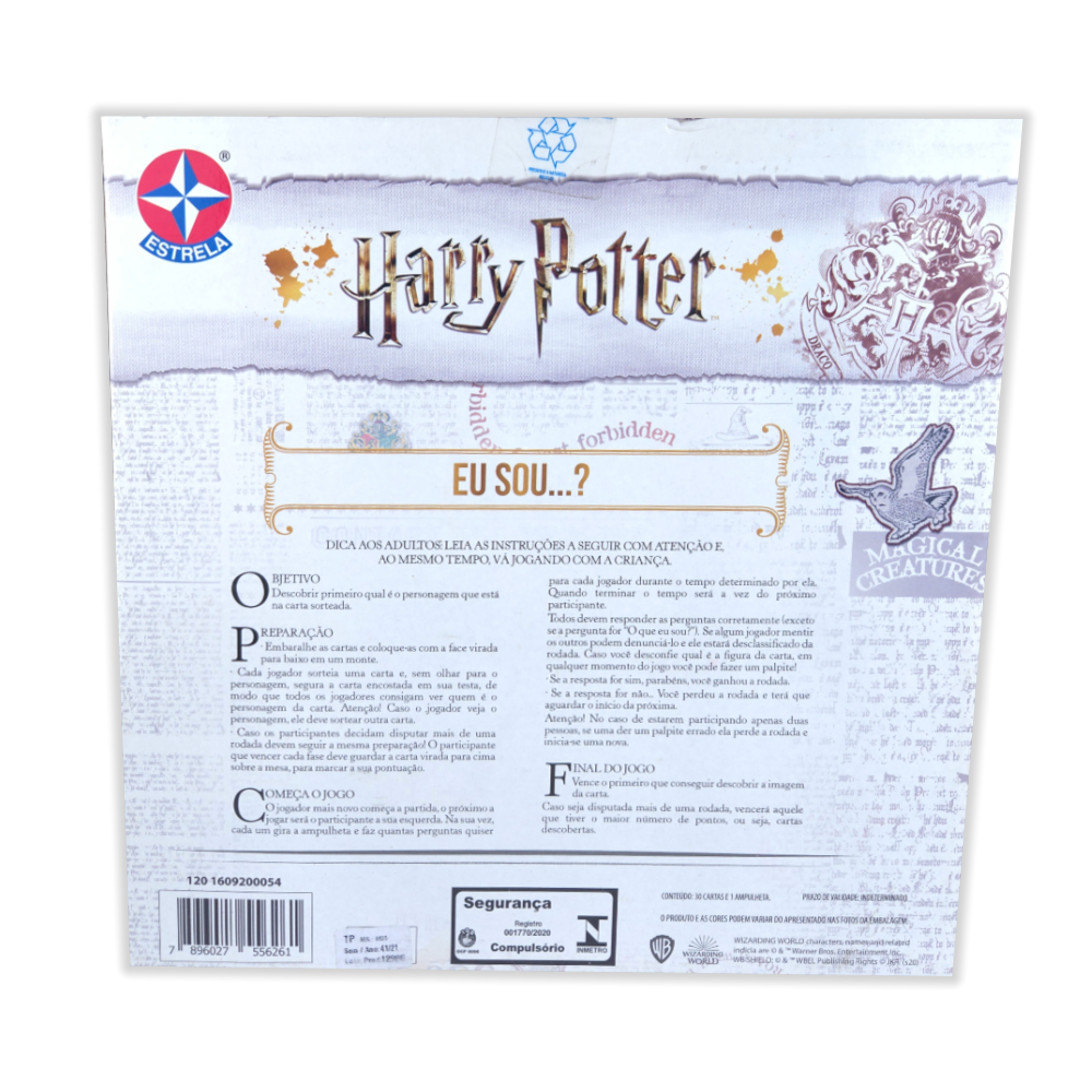JOGO EU SOU...? HARRY POTTER - *ESTRELA
