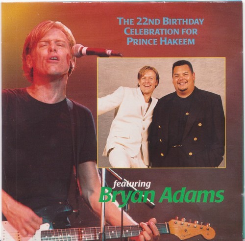 Bryan Adams 2000 - Prince Hakeem_s 22nd Birthday Celebration - Na escolha de 10 álbuns musicais, 10 filmes ou desenhos, o Pen-Drive será grátis...Aproveite!