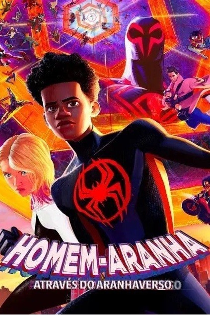 MARVEL Homem-Aranha 2 - Através do Aranhaverso (2023) - *Na Escolha de 10 filmes ou desenhos, o Pen-Drive será grátis...Aproveite!