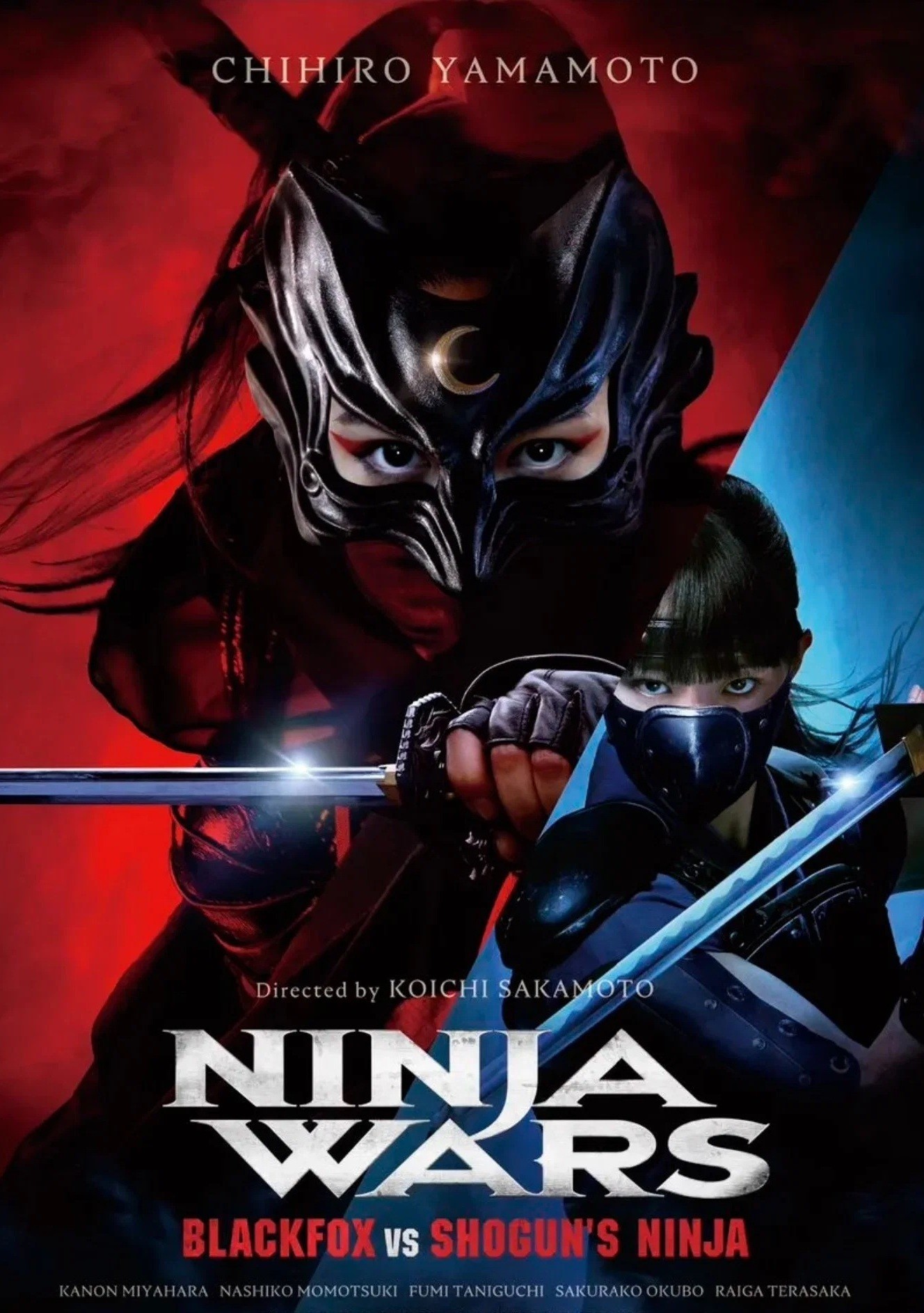2026 Ninja Wars Black - Fox vs Shoguns Ninja (Dual Audio) - *Na Escolha de 15 filmes ou desenhos, o Pen-Drive será grátis...Aproveite!