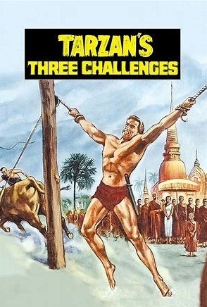 1963 Tarzan - Três Desafios de Tarzan (Legendado) - *Na Escolha de 15 filmes ou desenhos, o Pen-Drive será grátis...Aproveite!