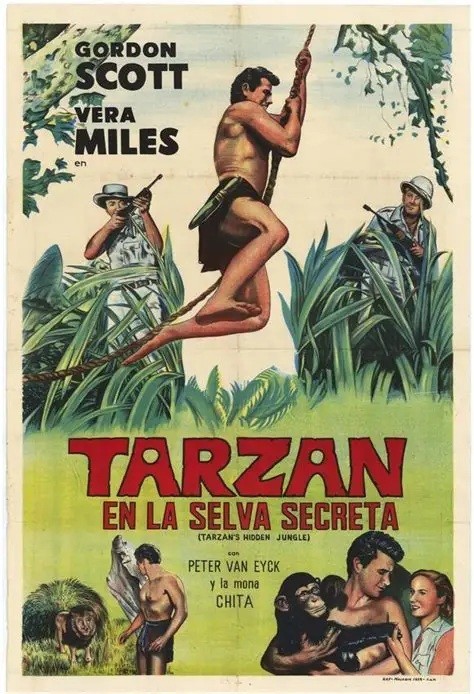 1955 Tarzan - Hidden Jungle (Gordon Scott) (Legendado) - *Na Escolha de 10 filmes ou desenhos, o Pen-Drive será grátis...Aproveite!