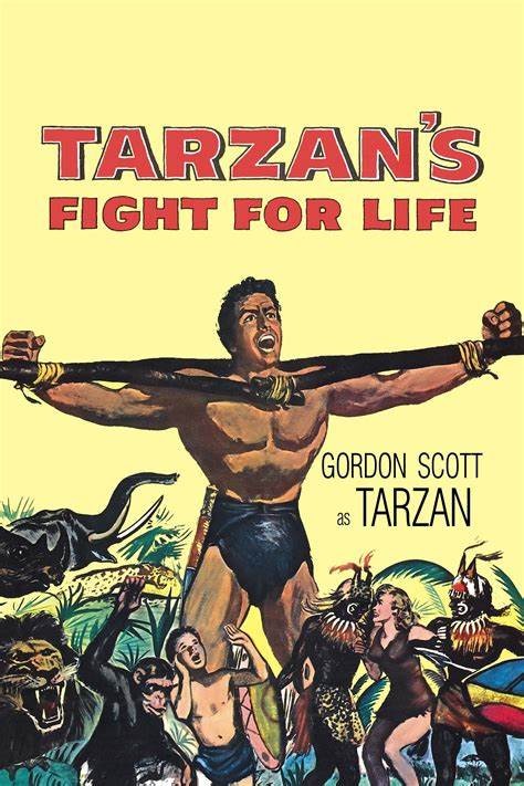1958 Tarzan - Fight For Life (Gordon Scott) (Legendado) - *Na Escolha de 10 filmes ou desenhos, o Pen-Drive será grátis...Aproveite!