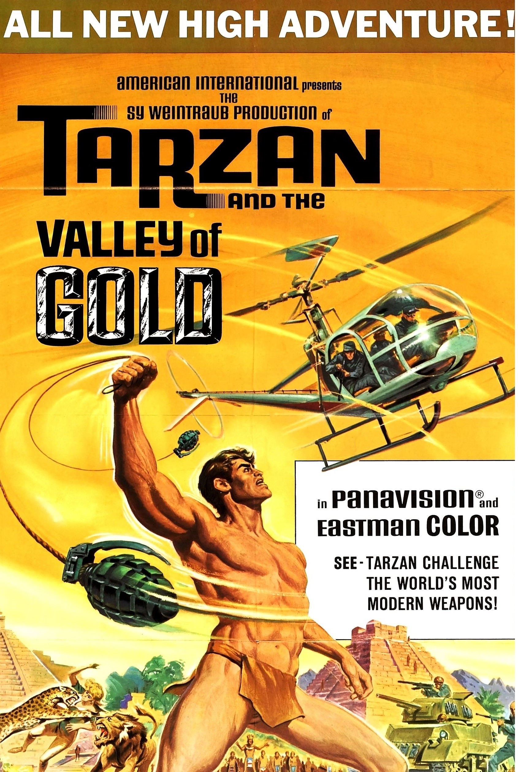 1966 Tarzan - And The Valley Of Gold (Mike Henry) (Legendado) - *Na Escolha de 10 filmes ou desenhos, o Pen-Drive será grátis...Aproveite!
