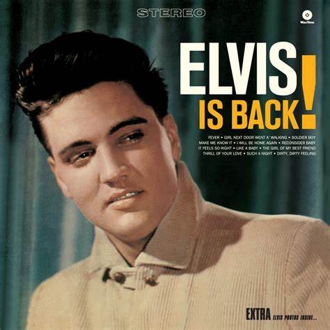Elvis Presley 1960 -  Elvis Is Back (Deluxe) - Na escolha de 15 álbuns musicais, 15 filmes ou desenhos, o Pen-Drive será grátis...Aproveite!