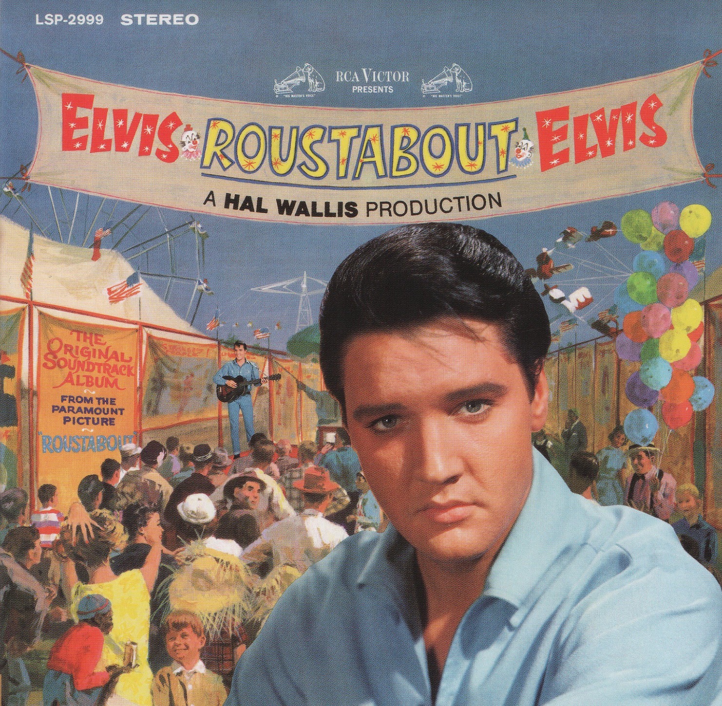 Elvis Presley 1964 - Roustabout - Na escolha de 15 álbuns musicais, 15 filmes ou desenhos, o Pen-Drive será grátis...Aproveite!