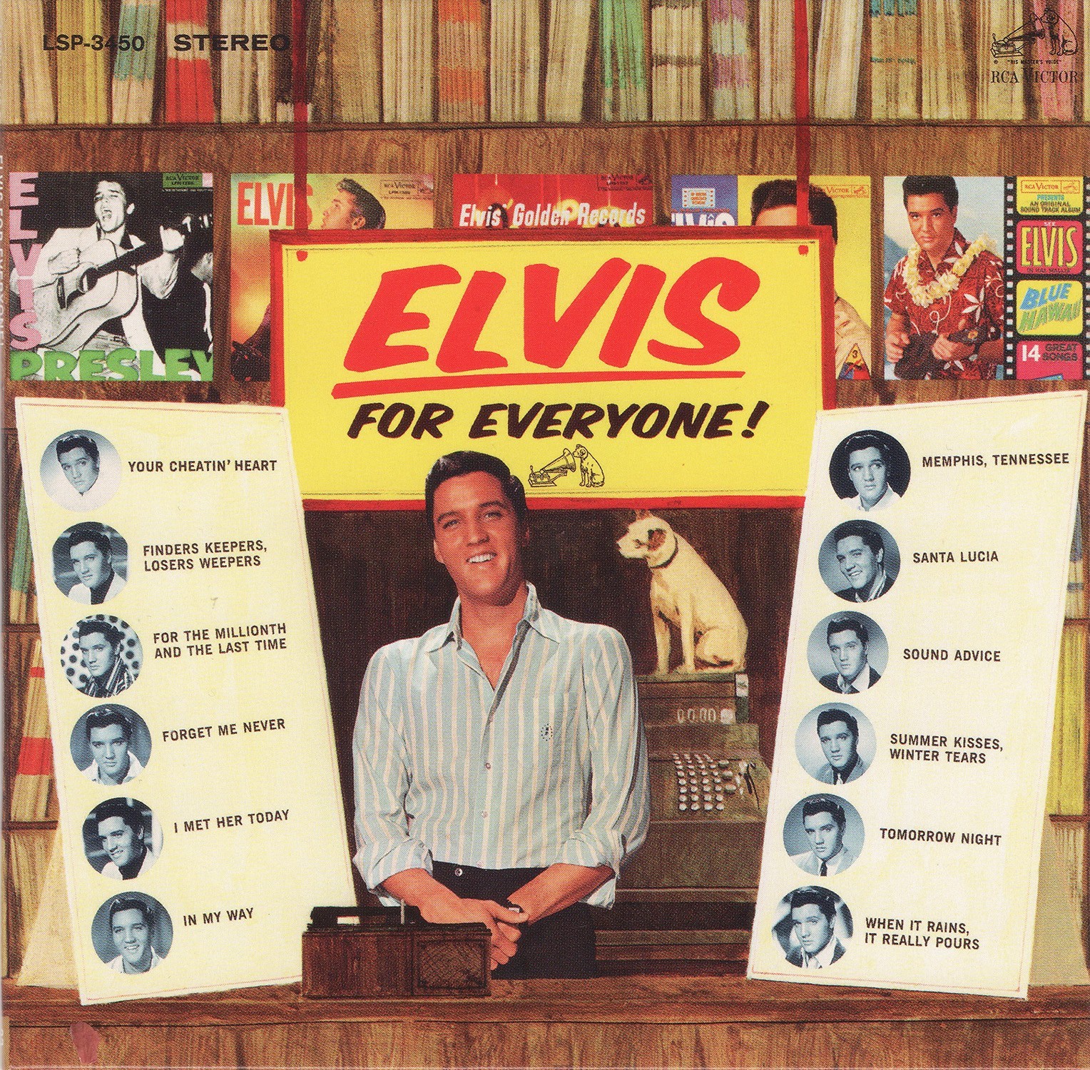 Elvis Presley 1965 - Elvis For Everyone - Na escolha de 15 álbuns musicais, 15 filmes ou desenhos, o Pen-Drive será grátis...Aproveite!