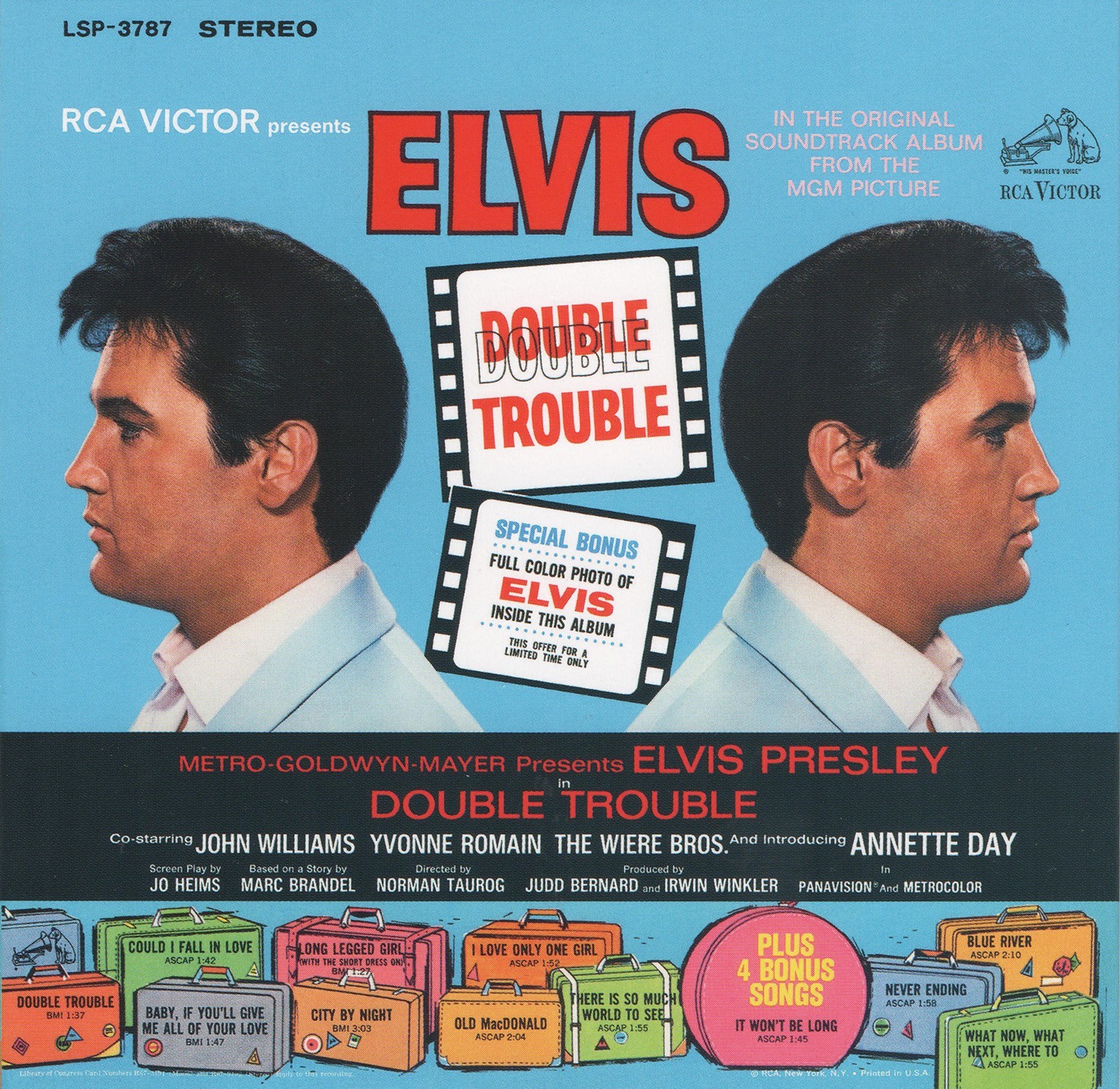 Elvis Presley 1967 -  Double Trouble - Na escolha de 15 álbuns musicais, 15 filmes ou desenhos, o Pen-Drive será grátis...Aproveite!